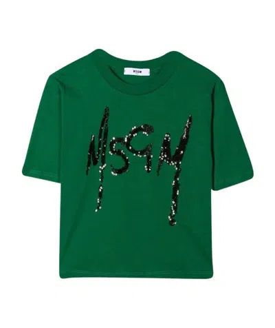 MSGM LOGO CREW-NECK T-SHIRT