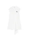 Msgm Logo-detail Dress In White