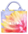 Msgm Logo Detail Handbag In Multi