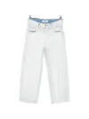 Msgm Logo-detail Jeans In Blue