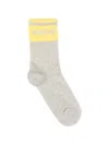 Msgm Logo-detail Socks In Gray