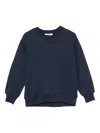 Msgm Logo-detail Sweatshirt In Blue