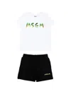 Msgm Logo-detail Tracksuit In White