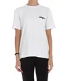 Msgm Logo Detailed Crewneck T-shirt In White