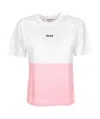 Msgm Logo Details Short-sleeved T-shirt In White