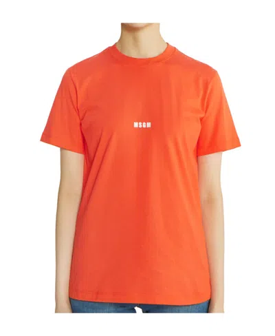 MSGM LOGO DETAILS T-SHIRT