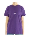 Msgm Logo Details T-shirt In Purple
