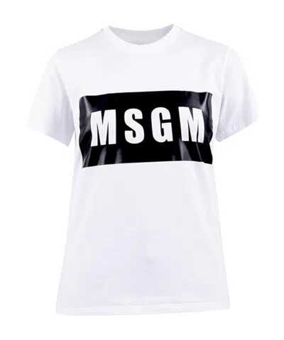 MSGM LOGO DETAILS T-SHIRT
