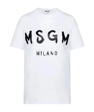MSGM LOGO DETAILS T-SHIRT