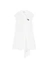 Msgm Logo Dress In White
