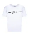 Msgm Embellished T-shirt In White