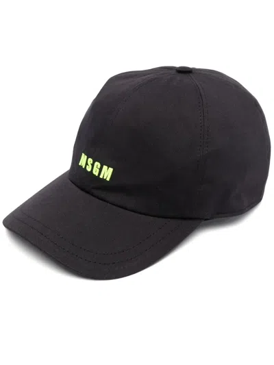 MSGM LOGO-EMBROIDERED BASEBALL CAP