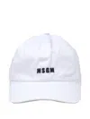 Msgm Logo Embroidered Baseball Cap