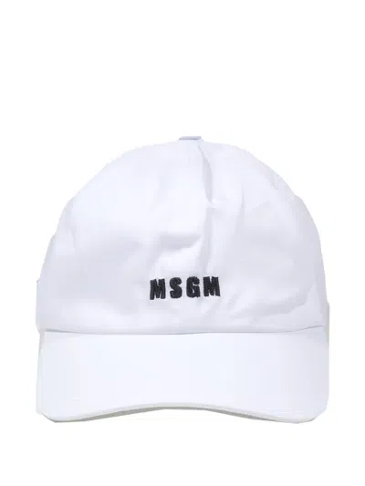 MSGM LOGO-EMBROIDERED CAP
