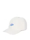 Msgm Logo-embroidered Cap In White