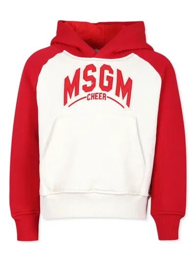 MSGM LOGO刺绣连帽衫