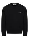 Msgm Logo-embroidered Sweatshirt In Black