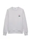 Msgm Logo Embroidered Sweatshirt In Gray