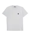 Msgm Logo Embroidered T-shirt In White