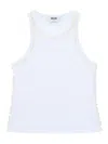 Msgm Logo-embroidered Tank Top