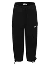 Shop Msgm Logo-embroidered Trousers In Black