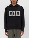 Msgm Logo Hooded Sweatshirt And Pocket