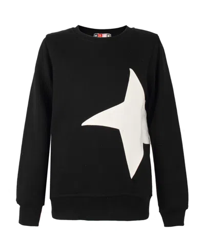 Msgm Logo Hoodie In Black