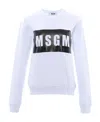 Msgm Logo Hoodie In Black
