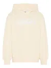 Msgm Logo Hoodie In Neutral