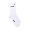 Msgm Socks  Men Color White In White