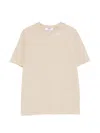 Msgm Logo-lettering T-shirt In Brown