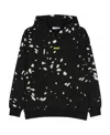 Msgm Logo Logo Hooded Sweater In Black