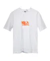 Msgm Logo Logo Short-sleeved T-shirt In White