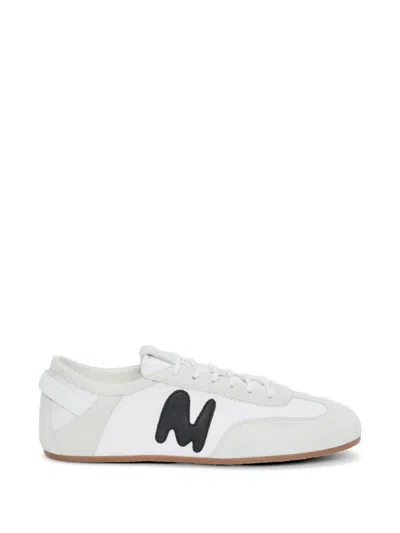 Msgm Logo Low-top Sneakers In Multi