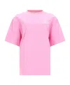 Msgm Short-sleeved T-shirt In Pink