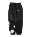 Msgm Logo Pants In Black