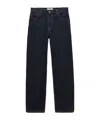 Msgm Logo-patch Cotton Jeans In Black