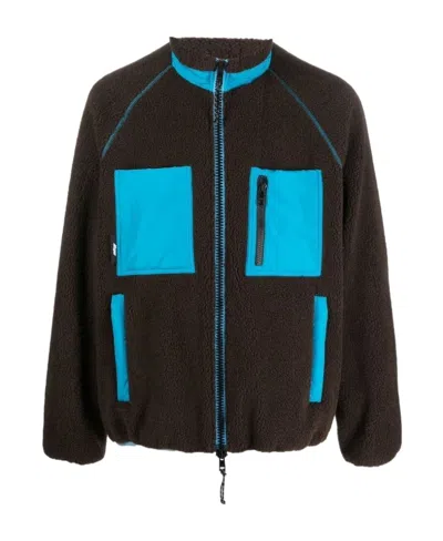 MSGM MSGM LOGO-PATCH ZIPPED JACKET
