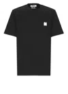 Msgm Black Cotton T-shirt