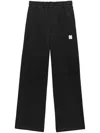 Msgm Jogginghose Mit Logo-patch In Schwarz