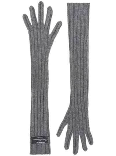 Msgm Gloves In Grey