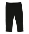 Msgm Logo-patch Straight-leg Trousers In Black