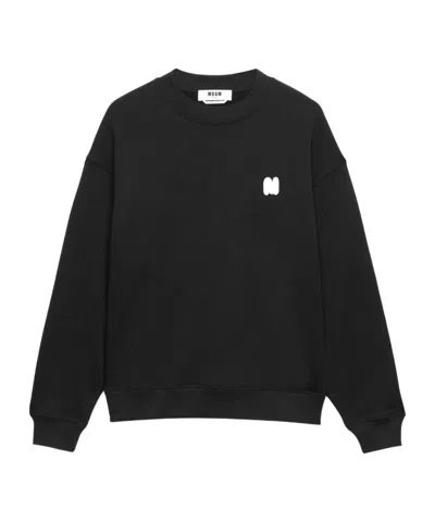 MSGM LOGO PATCH SWEATSHIRT