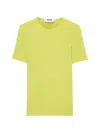 Msgm Logo-patch T-shirt In Green