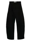Msgm Logo-patch Trousers In Black