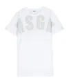 Shop Msgm Logo Pattern Short-sleeved T-shirt In White