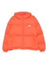 Msgm Logo-plaque Puffer Jacket In Multi