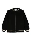 Msgm Logo-print Bomber Jacket In Black