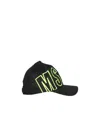 Msgm Man Hat Black Size Onesize Cotton In Black