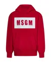 Msgm Sweatshirt In Red